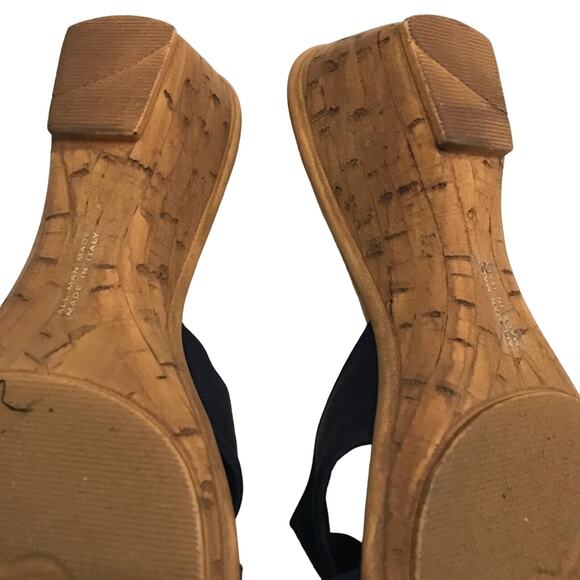 Italian shoemaker Sandals Navy Blue 11 - Picture 5 of 7